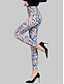 cheap Leggings-Women&#039;s Leggings Print High Waist Full Length Orange leopard Fall