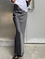 Χαμηλού Κόστους Μονές φούστες-Γυναικεία Φούστα Μακριά φούστα Μακρύ Ψηλή Μέση Φούστες Σουρωτά Μονόχρωμο Δρόμος Καθημερινά Ανοιξη καλοκαίρι Σατέν Κομψό Μοντέρνα Καθημερινό Ροζ Ανοικτό Κρασί Βιολετί Βαθυγάλαζο
