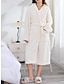 halpa Naisten aamutakit-naisten fleece pyjama kylpytakki puhdas väri pehmo rento mukavuus koti päivittäin sänky flanelli lämmin huppari pitkähihainen syksy talvi valkoinen pinkki