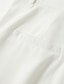 baratos Calças sociais-Homens Social Calças Calça casual Calças de Terno Bolso frontal Perna reta Tecido Conforto Respirável Casual Diário Feriado Moda Básico Preto Branco