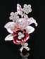 cheap Brooches-Women&#039;s AAA Cubic Zirconia Brooches Classic Flower Stylish Trendy Brooch Jewelry Gold For Street Date