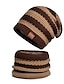 billiga Damhattar-2st/set dam vintermössa stickad halsduk &amp; hattset vindtät vintervärmare keps för cykling utomhus