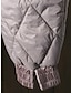 tanie szerokie nogawki i wysoki stan-Damskie Spodnie puchowe Spodnie Poliester Wysoka talia Pełna długość Szary Jesień