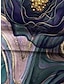 abordables Blusas y camisas de mujer-Mujer Camisa Blusa Graphic Abstracto Botón Estampado Casual Diario Elegante Moda Básico Manga Larga Cuello Camisero Azul Piscina Primavera Otoño