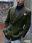 Χαμηλού Κόστους Μπλέιζερ και σακάκι-ανδρικό μοδάτο casual blazer τζάκετ fleece blazer τσέπη στο στήθος συν μέγεθος κανονική προσαρμοσμένη εφαρμογή μονόχρωμο διπλό στήθος με έξι κουμπιά μωβ γκρι 2024