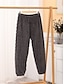 billiga Sovkläder till damer-pyjamasset för kvinnor ren färg plysch avslappnad komfort hem daglig säng korall fleece korall sammet varma lapel långärmad pullover byxa höst vinter hem outfits