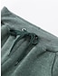 Недорогие женские активные брюки-Жен. Штаны Завышенная Полная длина Светло-розовый Осень