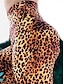 preiswerte Leggings-Damen Leggins Polyester Leopard Bühnenlicht vielfarbig Gelb Aktiv Hoher Taillenbund In voller Länge Outdoor Yoga Herbst Winter