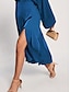 cheap Designer Dresses-Twilight Dolmain Sleeve Midi Dress