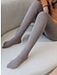 cheap Leggings-Women&#039;s Leggings Cotton High Waist Full Length Dark-Gray Fall