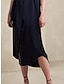 cheap Designer Dresses-Nelle Satin Shirtdress
