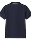 cheap Classic Polo-Men&#039;s Golf Shirt Polo Casual Sports Lapel Short Sleeve Fashion Basic Plain Patchwork Summer Regular Fit Black White Navy Blue Grey Golf Shirt