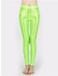 baratos calças ativas femininas-Mulheres Leggings Pele sintetica Tecido clarete Rubi Vermelho Ativo Cintura Alta Mimolet Ao ar livre Ioga Outono Inverno