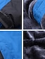 billiga Sportjacka-Herr Hoodiejacka Vandringsjacka Skidjacka Regnjacka Utomhus Dagliga kläder Varm Dragkedja Ficka Vinter Färgblock Mode Streetwear Huva Normal Svart Rubinrött Blå Armégrön Grå Jacka