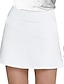 billige Designer kollektion-Dame Tennis Nederdel Golf nederdel Mørk Lyserød Sort Hvid Solbeskyttelse Tennis tøj Dame golf påklædning Tøj Outfits Bær tøj