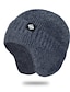 billige Hatter til kvinner-1 stk snøfnugg etikett strikket lue tykk myk varm elastisk ørebeskyttelse lue høst vinter kvinner utendørs sykling kaldsikker