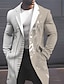 olcso könnyű férfikabát-hangjegy kabát férfi grafikus kabát jegyzetek divat 3d ing üzleti | fehér téli gyapjú zenés utcai ruha munka őszig&amp;amp; turndown hosszú ujjú fekete formális