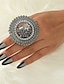 cheap Bracelets &amp; Bangles-1PC Ring For Women&#039;s Prom Alloy Retro Flower