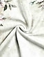 billige Bluser og skjorter til kvinner-Dame T skjorte Blomstret Trykt mønster Daglig Helg Grunnleggende Langermet Rund hals Gul Vår &amp; Vinter