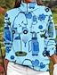 tanie Kolekcja projektanta-Damskie Bluza z kapturem Biały Długi rękaw Keep Warm Top Jesień Zima Damskie stroje golfowe Odzież Stroje Noś odzież