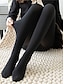 abordables Leggings-Femme Legging Coton Taille haute Toute la longueur Gris foncé - marcher sur les pieds Automne