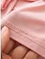 billige Nattøj til kvinder-Dame Pyjamas Sæt Ren farve Afslappet Komfort Hjem Seng Kapital Åndbart Rund hals Langærmet Skjorte Bukse Efterår Vinter Sort Lyserød