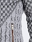 ieftine pulover cardigan pentru bărbați-Bărbați Pulover Cardigan Pulover cu gât rotic Striat Tricotat Regulat Buzunare laterale Trunchiat Simplu Guler Pe Gât Încălziri Contemporan modern Casual Purtare Zilnică Îmbrăcăminte Toamnă Iarnă Gri