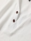 billige Casual T-skjorter for menn-Herre Henly-skjorte T-skjorte عادي V-hals Gate Feriereise Kort Erme Klær Mote Designer Grunnleggende