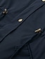 cheap Women&#039;s Puffer&amp;Parka-Women&#039;s Winter Coat Fleece Lined Parka Hoodie Jacket Windproof Warm Puffer Jacket Streetwear Casual Heated Coat with Fur Collar Jacket Long Sleeve Color Block Pocket Pink Army Green Khaki