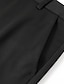 tanie Sukienka spodnie-Męskie Garnitury Spodnie Spodnie codzienne Spodnie garniturowe Kieszeń Solidne kolory Zdatny do noszenia Na zewnątrz Pełna długość Dom Praca Moda Moda miejska Biało-szary Czarny Elastyczny