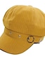 economico Cappelli da donna-berretto classico da strillone tinta unita elegante berretto berretto cappello vintage stile britannico berretti ottagonali per donne ragazze