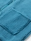baratos jaquetas sherpa-Mulheres Casaco de pelúcia Rua Férias Para Noite Outono Inverno Padrão Casaco Normal Manter Quente Respirável à moda Casual Diário Casual Casaco Manga Longa Tecido Com bolsos Preto Azul Verde Tropa