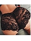 cheap Sexy Lingerie-Women&#039;S Sexy Lingerie Erotic Panties Eyelash Temptation Low Waist Hollow Pants See-Through Lace Sexy Panties