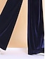 abordables pierna ancha y cintura alta-pantalones chinos de mujer pantalones de terciopelo largo completo moda streetwear daily robin‘s egg azul negro s m otoño invierno