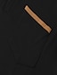 cheap Men&#039;s Casual T-shirts-Men&#039;s Henley Shirt Tee Top Plain V Neck Street Vacation Short Sleeves Front Pocket Clothing Apparel Fashion Designer Basic