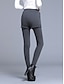 abordables Leggings-Femme Legging Taille haute Cheville Gris Automne