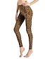 cheap Leggings-Women&#039;s Leggings Print High Waist Full Length Leopard Print Fall
