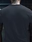 お買い得  メンズグラフィックTシャツ-男性用 レタード クリスマス Tシャツ ティートップ コットン 半袖 グラフィック シャツ ホワイト ダークブルー ベージュ 快適なTシャツ スポーツ・アウトドア 祝日 ファッションデザイナーの衣類