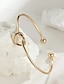 cheap Bracelets &amp; Bangles-Women&#039;s Bracelet Fancy Fashion Wedding Elegant Fashion Rock Alloy Bracelet Jewelry Gold For Party Evening Gift Birthday