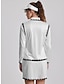 preiswerte Frauengolfkleidung-Damen poloshirt Weiß Langarm Sonnenschutz Shirt Herbst Winter Damen-Golfkleidung, Kleidung, Outfits, Kleidung