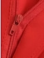 Χαμηλού Κόστους γυναικείο φόρεμα παντελόνι-Γυναικεία Παντελόνι επίσημο Σκίνι Πολυεστέρας Ψηλή Μέση Πλήρες μήκος σκούρο κόκκινο Φθινόπωρο