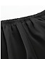 ieftine Pantaloni Damă-Pentru femei chinez Pantaloni de jos Talie Înaltă Lungime totală Negru Toamnă