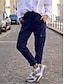 abordables pantalon cargo femme-Femme Pantalon Cargo Pantalon Taille médiale Toute la longueur Gris Automne