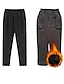 זול מכנסיים לנשים-בגדי ריקוד נשים צ&#039;ינו פוליאסטר צבע אחיד שחור אופנתי מותניים גבוהים באורך מלא רחוב יומי סתיו חורף