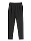 זול מכנסיים לנשים-בגדי ריקוד נשים צ&#039;ינו פוליאסטר צבע אחיד שחור אופנתי מותניים גבוהים באורך מלא רחוב יומי סתיו חורף