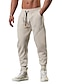 cheap Men&#039;s Active Pants-Men&#039;s Trousers Track Pants Jogging Pants Training Outdoor Athleisure Sports Fitness Breathable Quick Dry Sweat wicking Comfortable Drawstring Elastic Waist Plain Full Length Sports &amp; Outdoors