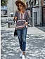 cheap Basic Women&#039;s Tops-Women&#039;s Shirt Boho Shirt Lace Shirt Blouse Floral Casual Holiday Lace up Print Red Long Sleeve Fashion V Neck Spring &amp;  Fall
