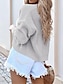 cheap Cardigans-Women&#039;s Cardigan V Neck Ribbed Knit Acrylic Knitted Fall Winter Short Outdoor Daily Going out Fashion Streetwear Casual Long Sleeve Solid Color Black White Khaki S M L