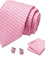 abordables Accesorios para Hombre-corbatas vintage de hombre floral rosa claro negro rosa 2024