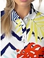 olcso Tervező kollekció-Női POLO trikó Kék Rövid ujjú Napvédő Felsők Falevél Női golffelszerelések ruhák ruhák, ruházat